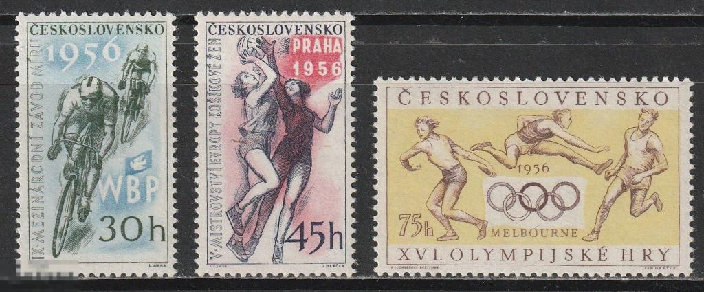 Чехословакия Спорт Олимпиада серия** 1956г.