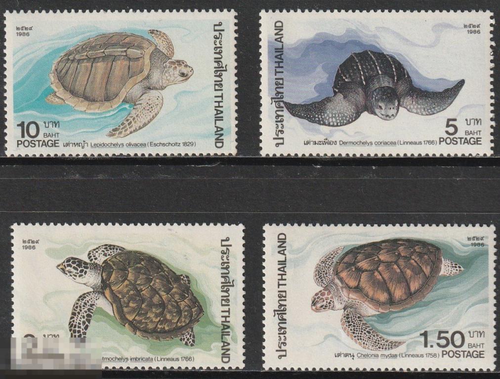 Таиланд Черепахи серия** 1986г.