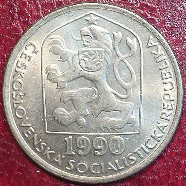 Чехословакия 50 геллеров 1990 года.