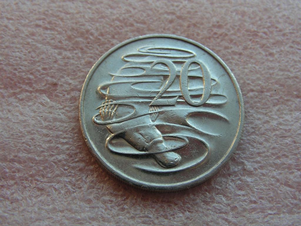 Австралия 20 центов 1999 15ма