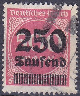 Германия. 250000 марок на 500 марках 1923, надпечатка