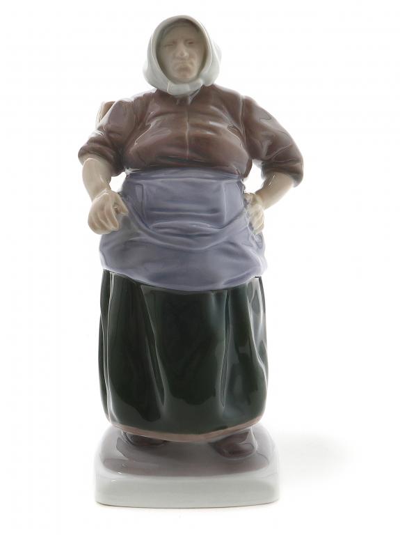 Фарфоровая фигура "Жена рыбака". Bing & Grondahl