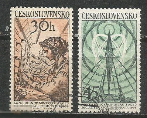 Чехословакия Конференция министров серия 1958г.