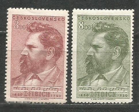 Чехословакия Персоналии серия 1950г.