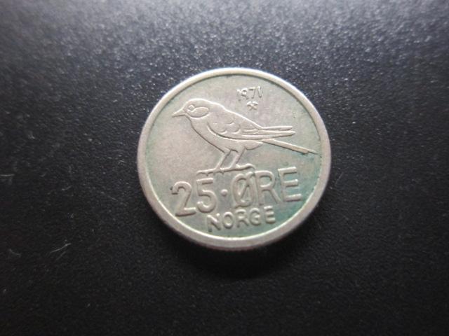 НОРВЕГИЯ   25 ЭРЕ   1971