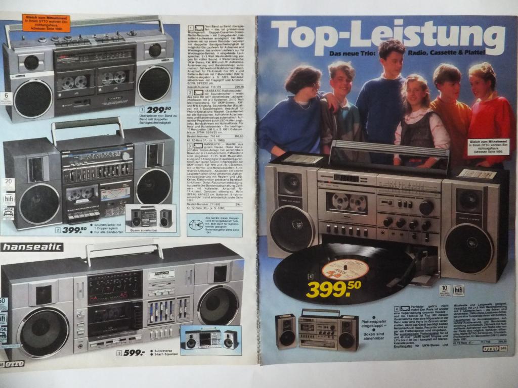 1984 / 1985 гг. Кассетный магнитофон PHILIPS UHER Hanseatic Stereo плеер магнитола