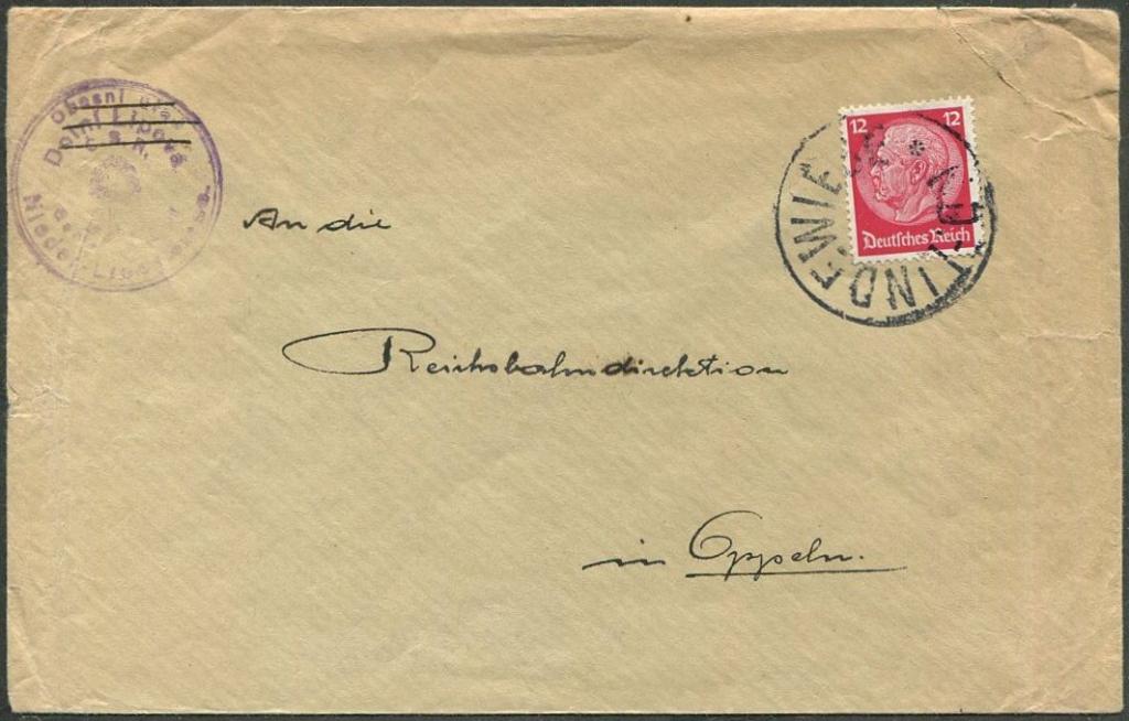 СУДЕТЫ 1938 Sudetenland Германия NIEDER-LINDEWIESE (Dolní Lipová) провизорий оккупация Чехословакии