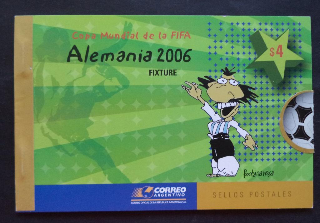 Аргентина  2006 г. Буклет  ЧМ в Германии , Футбол  **   К.2