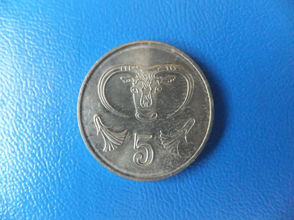 Кипр 5 центов 1998 года.