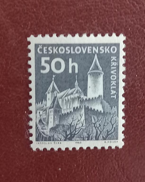 Чехословакия 1963 год Стандарт - Замок Кршивоклат MNH