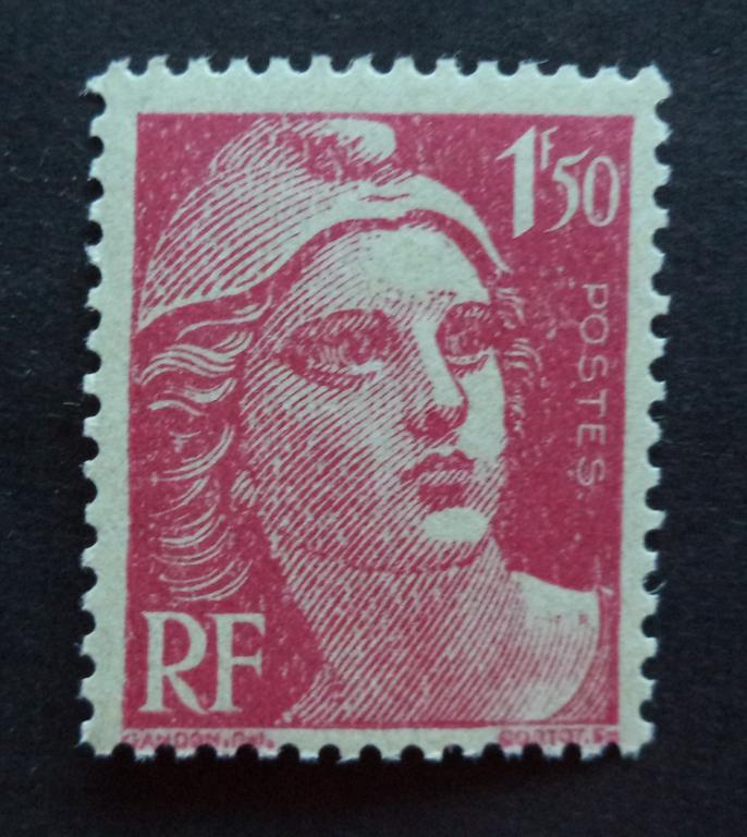 Франция  1945 г.  Стандарт  Марианна  **   К.2