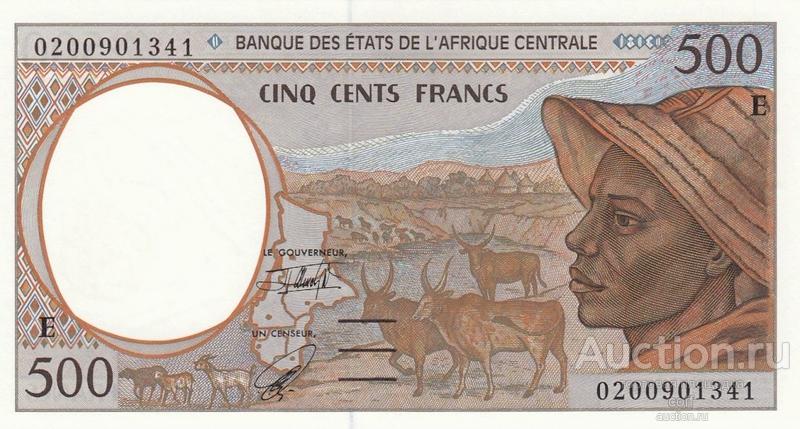 Центрально-Африканские Штаты (E) Камерун P-201Eh 500 Francs 2002 UNC