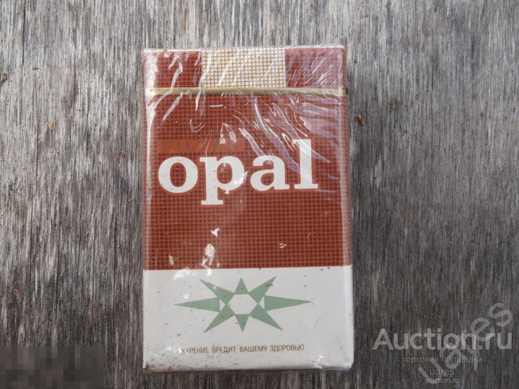 Упаковка из под сигарет OPAL