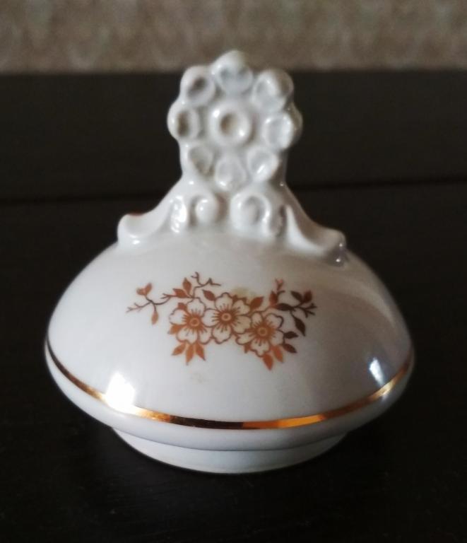 Крышечка сахарницы кофейного сервиза LAIMA ЛАЙМА Рига 1954 - 1958