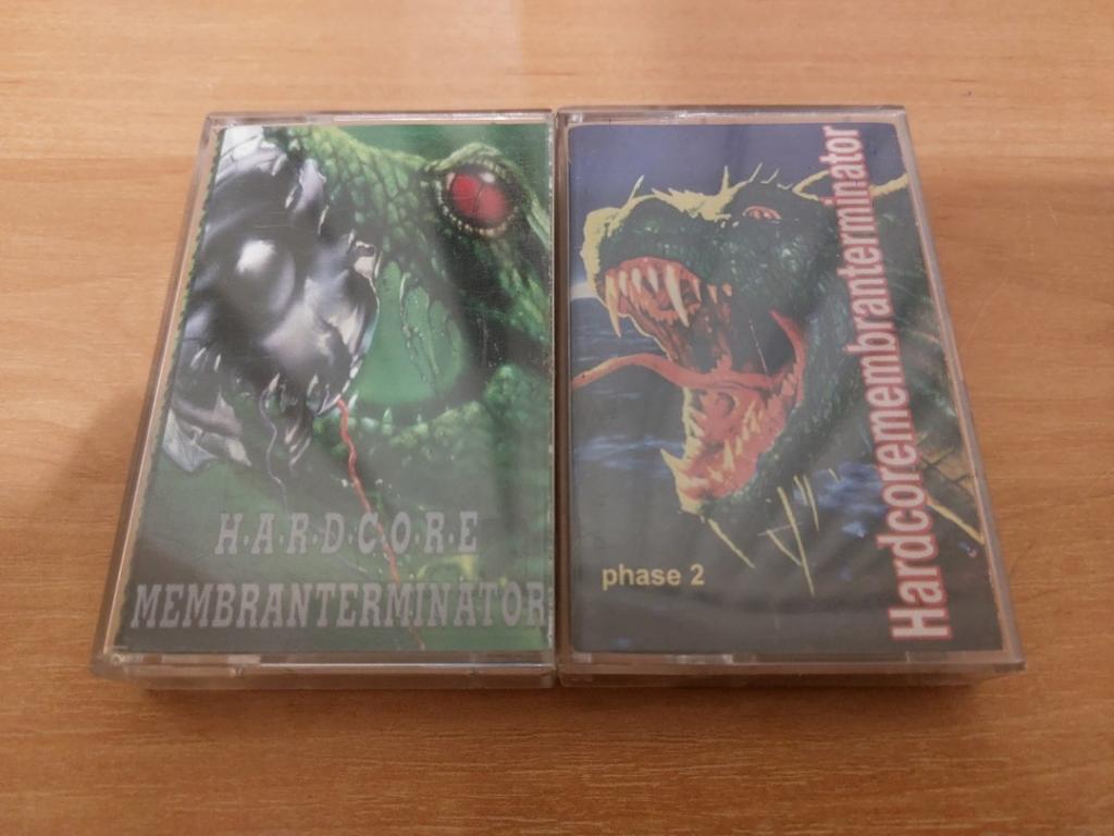 Лот аудиокассет Hardcore Membranterminator 1, 2