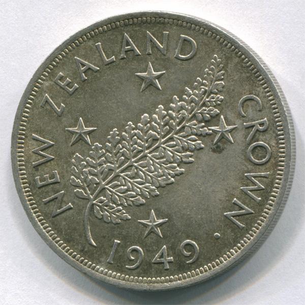 Новая Зеландия 1 крона 1949 г