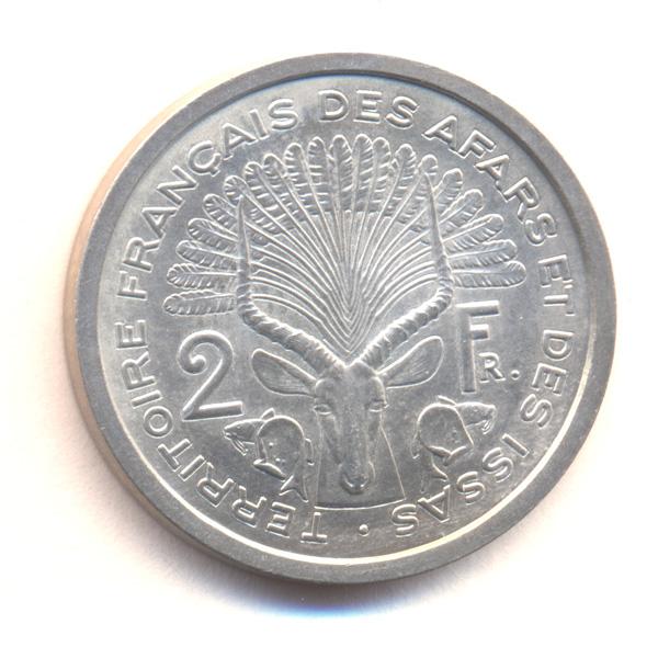 Афара и Исса 2 франка 1968 г ESSAI