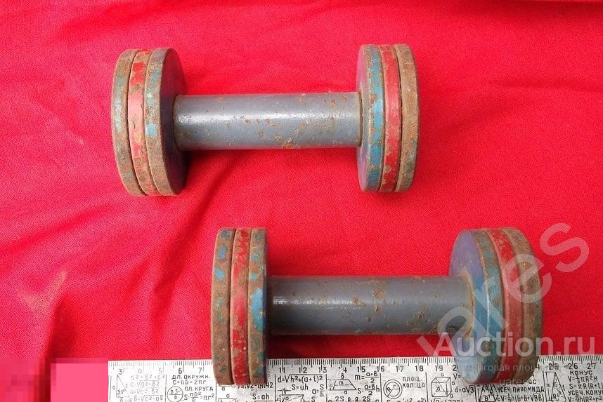 Гантели Разборные 0.5-2кг. СССР