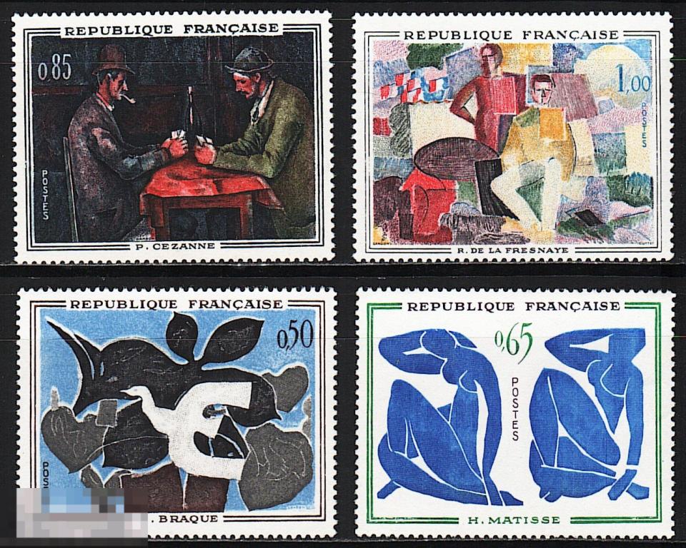Франция Живопись серия ** 1961г.