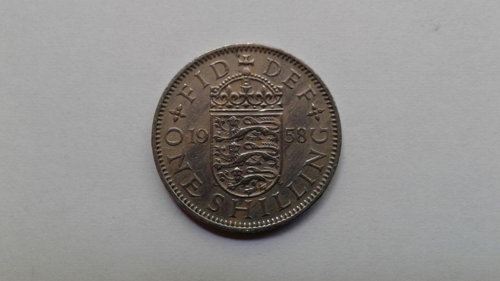 Великобритания. 1 шиллинг 1958 г. английский тип.