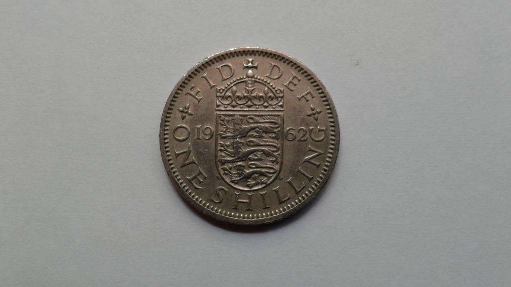 Великобритания. 1 шиллинг 1962 г. английский тип.