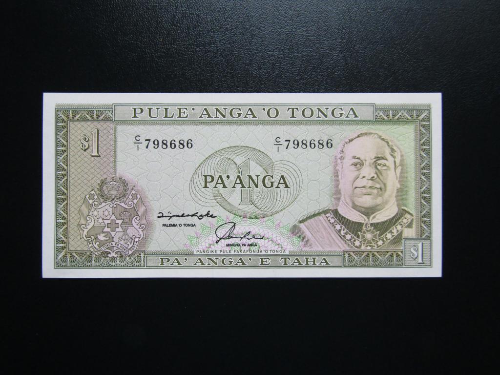Тонга  - 1 паанга 1992-1995г.  UNC.