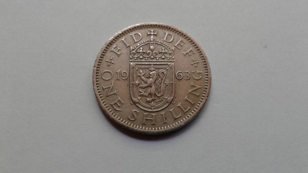 Великобритания. 1 шиллинг 1963 г. шотландский тип.