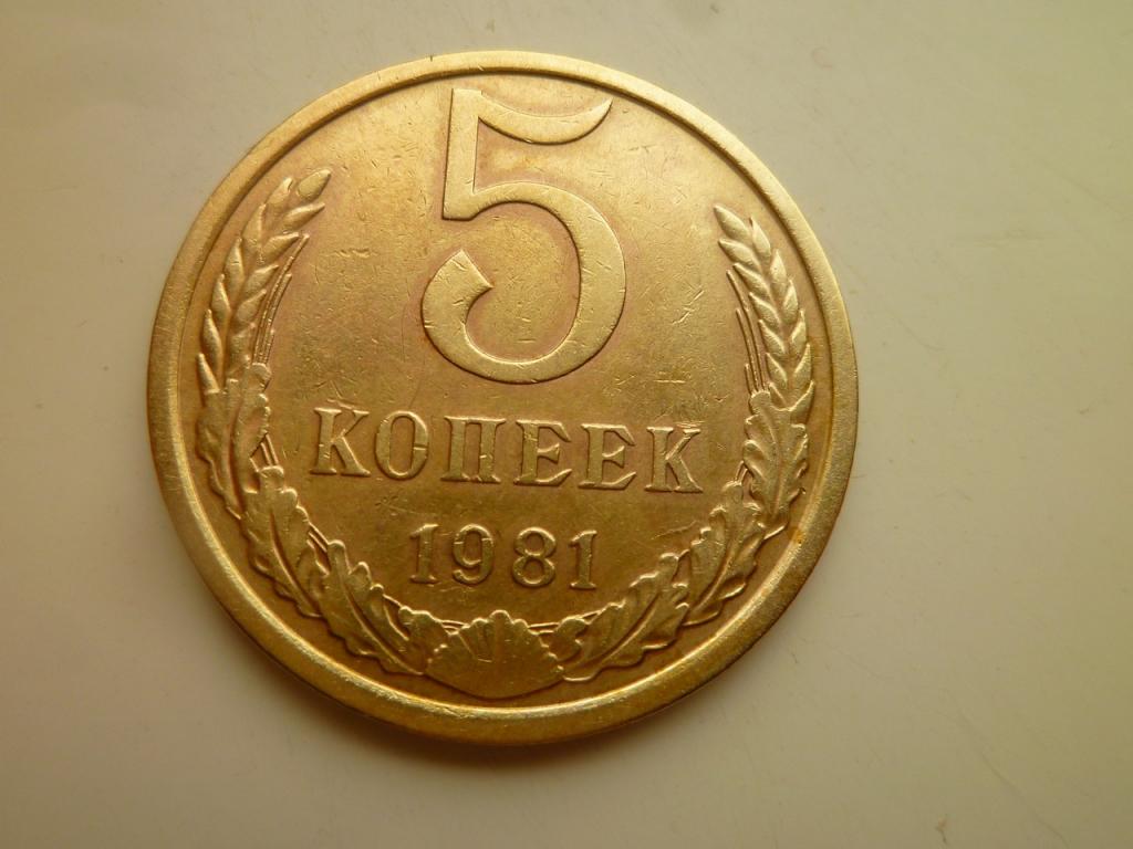 5 копеек 1981 года. Отличное состояние! 8826