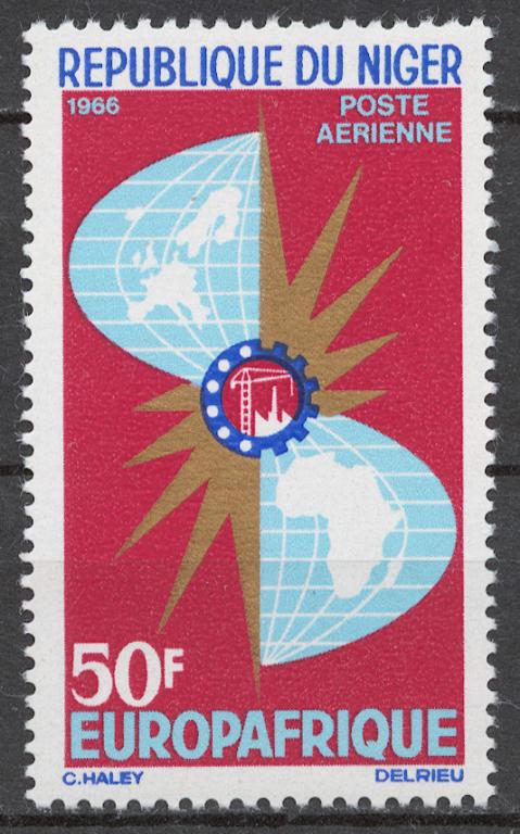 Нигер 1966 Mi# 131** EUROPAFRIQUE