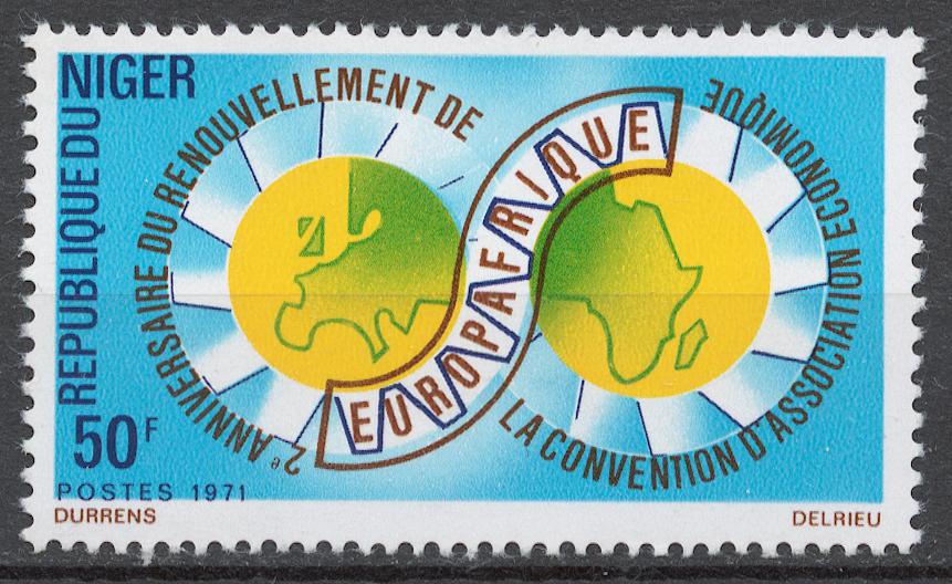 Нигер 1971 Mi# 299** EUROPAFRIQUE