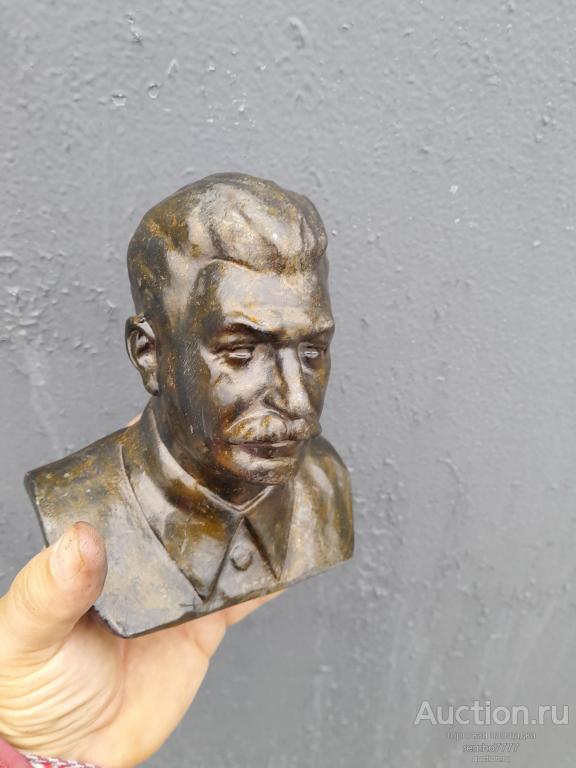 бюст.сталин. 16см.соцреализм.ссср..мегаредкость.50 е гг