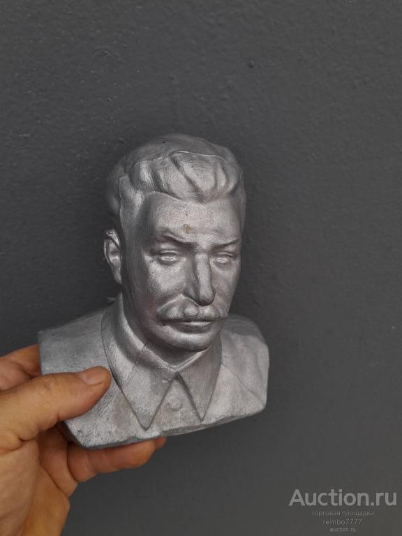 бюст.сталин. 16см.соцреализм.ссср..мегаредкость.50 е гг