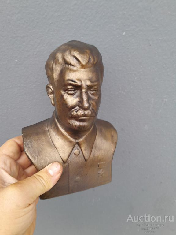 бюст.сталин. 18см.соцреализм.ссср..мегаредкость.50 е гг
