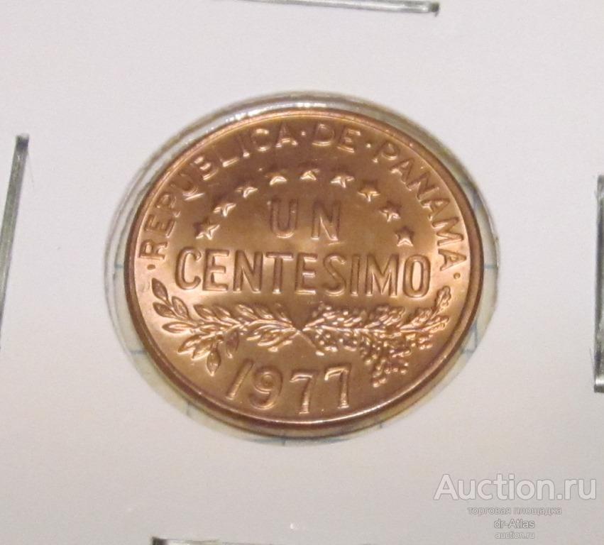 Панама 1 сентесимо 1977 UNC 7543