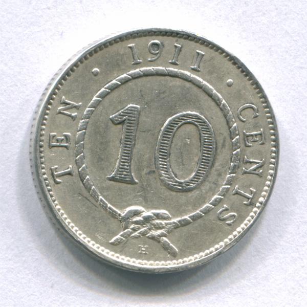 Саравак 10 центов 1911 г