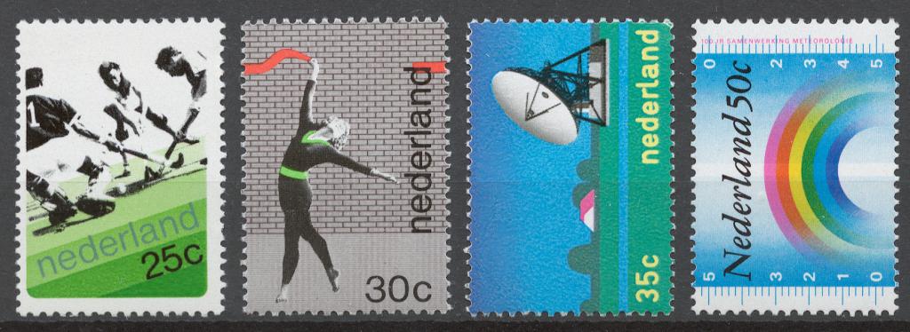 Нидерланды 1973 Mi# 1013-16** ЮБИЛЕИ И СОБЫТИЯ