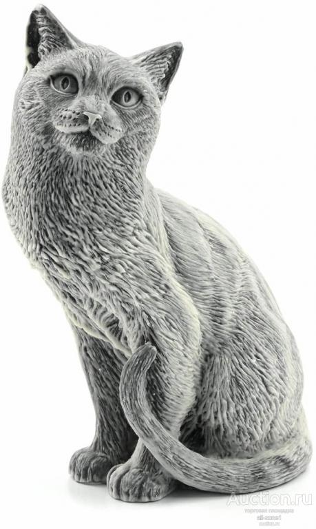 Скульптура из мраморной крошки КОШКА AZRK-1330688