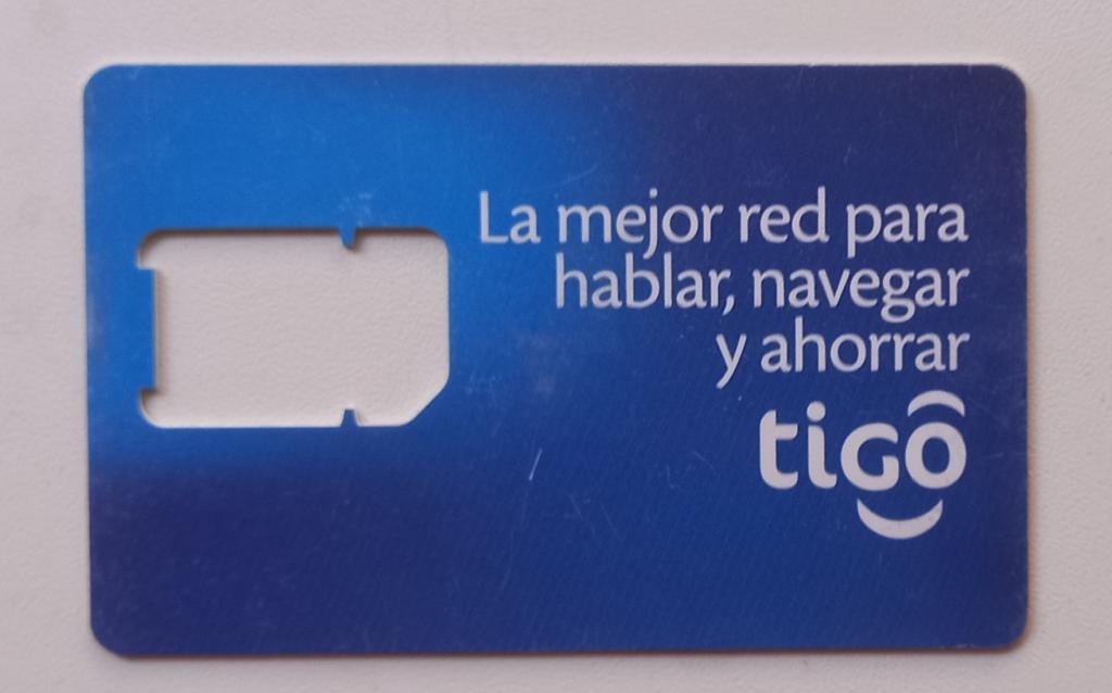 База от сим карты TIGO   Сальвадор - сотовая связь Редкая  - 3