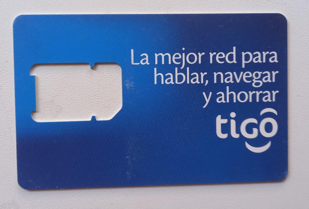 База от сим карты TIGO   Сальвадор - сотовая связь Редкая  - 3