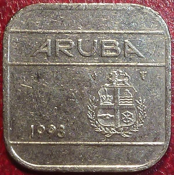 Аруба 50 центов 1993 года.