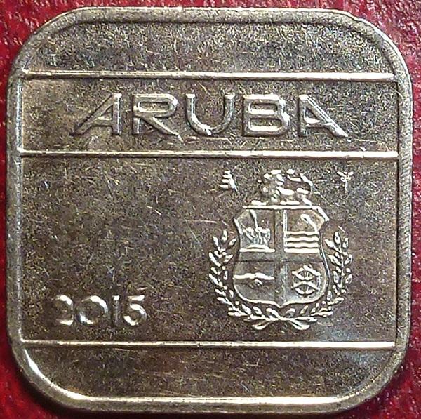 Аруба 50 центов 2015 года.