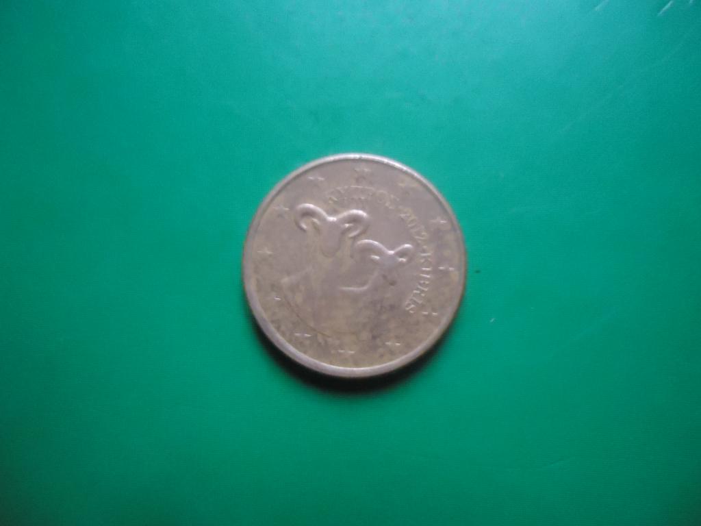 1912 г. Кипр.  1 евроцент