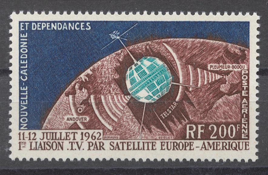 Новая Каледония 1962 Mi# 386** СПУТНИК СВЯЗИ TELSTAR