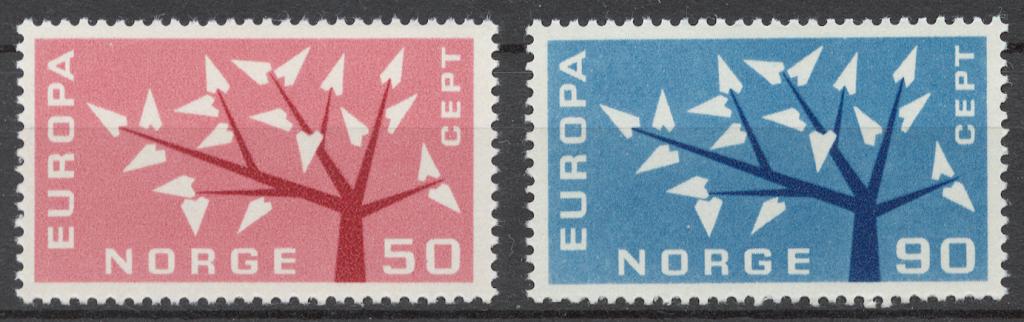 Норвегия 1962 Mi# 476-77** ЕВРОПА СЕПТ 62