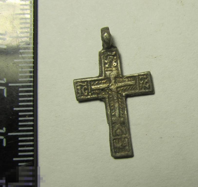 Крест серебряный 17-18 век