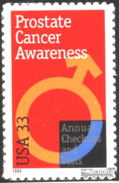 США   Чистая марка Осведомленность о раке простаты 1999