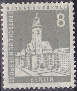 Германия. Западный Берлин. 8 пфеннигов 1956