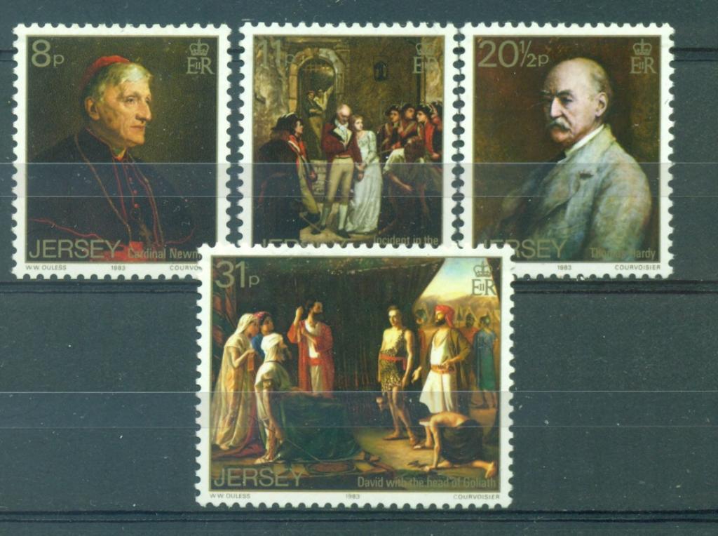 Джерси 1983 г. серия Искусство. Живопись негашеная**