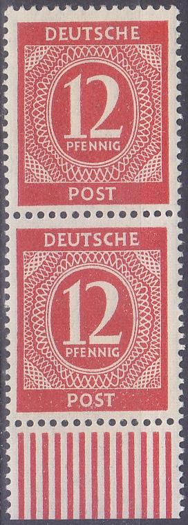 Германия 12 пфеннигов 1946. Сцепка