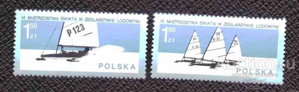 Польша  чистая   1978   год    спорт    №  4034